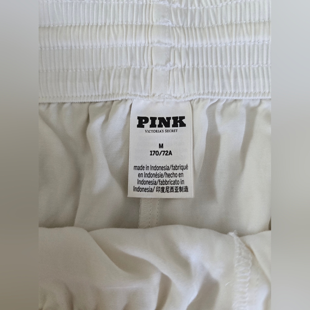 Pink Victorias Secret Size M White Micro Mini Tiered Skirt - Picture 4 of 7